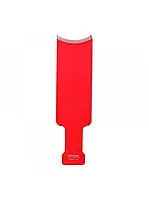 Лопатка-расческа планшет с зубцами для окрашивания, мелирования, стрижки, моделирования волос T&G, 26 см Красный