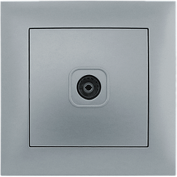 Розетка телевізійна серія "IDEAL SILVER" ТМ"MARSHEL"