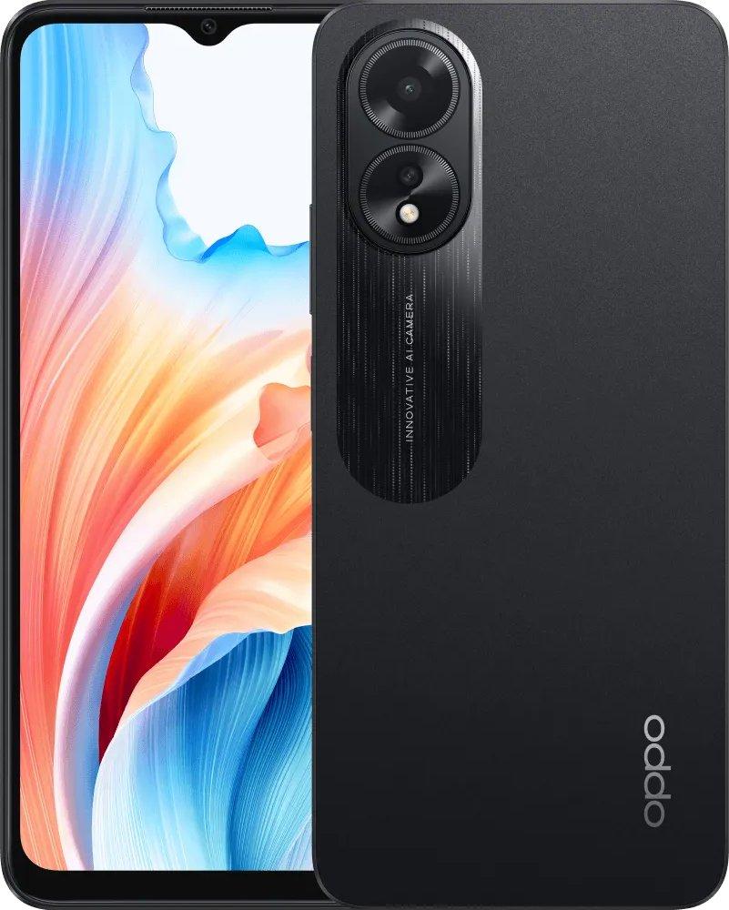 OPPO A18 4/128GB Glowing Black (CPH2591) Гарантія 1 рік (*CPA -3% Знижка)_L