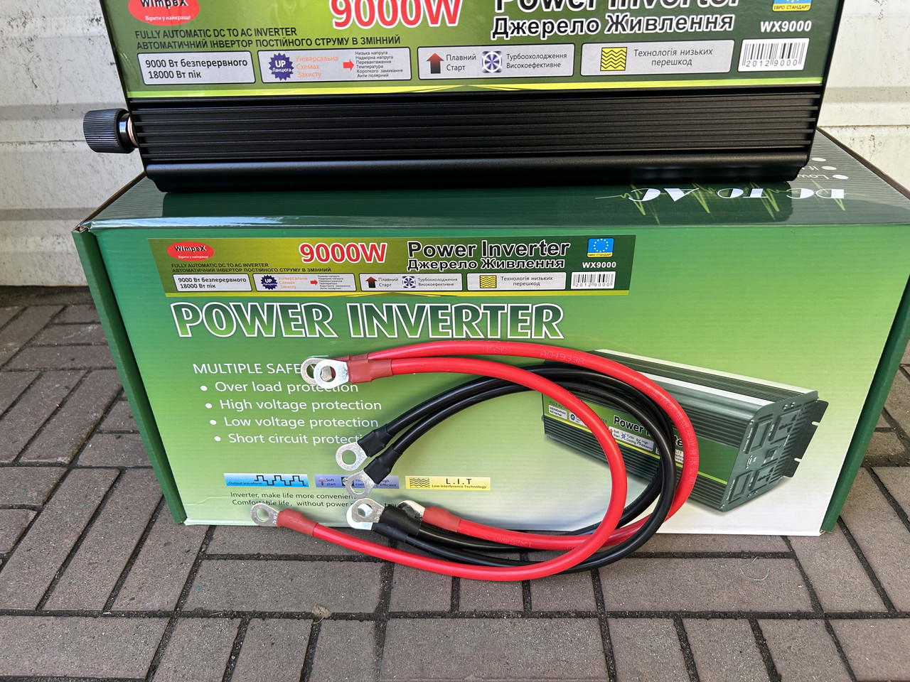 Преобразователь напряжения автоинвертор с автоматикой Power Inverter Wimpex 9000W 12v220v - фото 6 - id-p1933058132