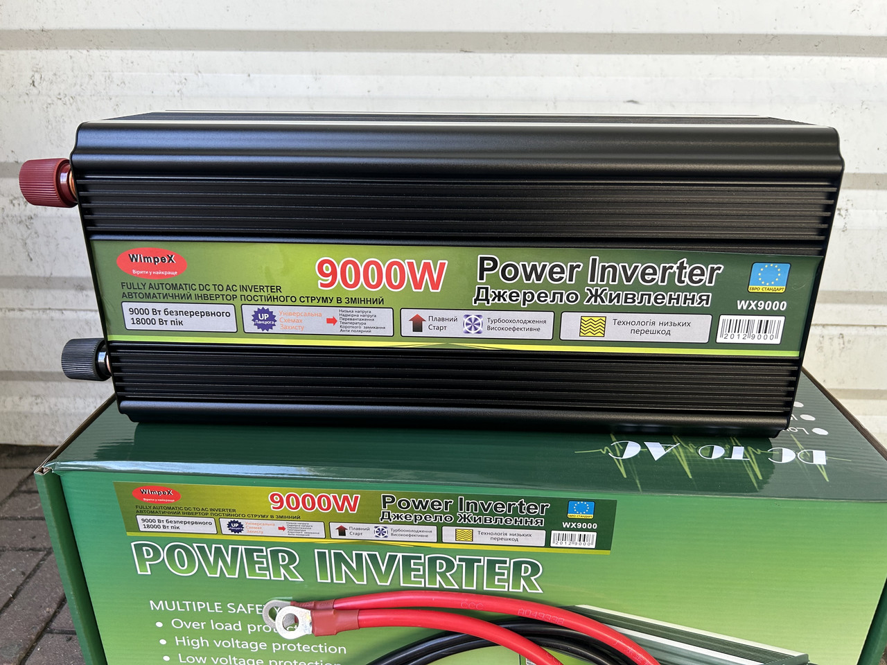 Преобразователь напряжения автоинвертор с автоматикой Power Inverter Wimpex 9000W 12v220v - фото 7 - id-p1933058132