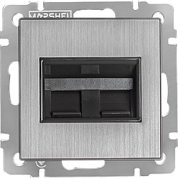 Механізм розетки двомісної комп'ютерної серія "GRAND" ТМ "MARSHEL"