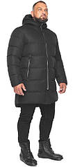 Чорна чоловіча куртка з кишенями модель 57055