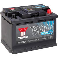 Аккумулятор автомобильный Yuasa 12V 60Ah AGM Start Stop Plus Battery (YBX9027)