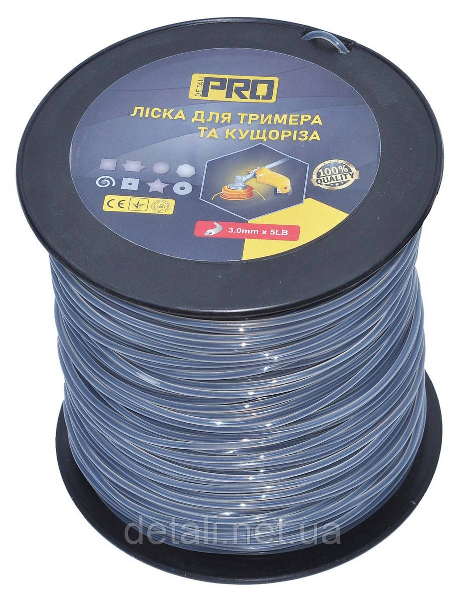 Ліска косильна круг d3 мм 5 LB (280 м) з кордом