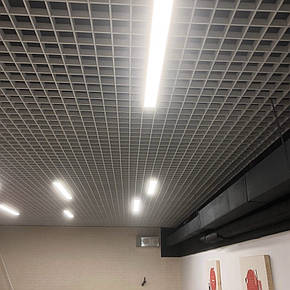 Led світильник Грильято LIGHT CLUB 34Вт 4000К ячейка 600х100мм внутрішня 590х90мм LCD-34Вт, фото 2
