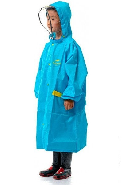 Тор! Накидка от дождя Naturehike Raincoat for boy XL NH16D001-M Blue D_809 - фото 1 - id-p2034391405