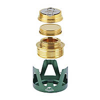 Тор! Горелка спиртовая Naturehike Alcohol Burner Steel NH18L001-T Green D_751