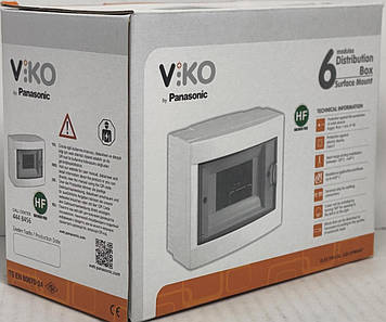 Коробка зовнішня Viko під 6 автоматів