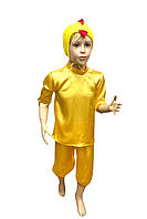 Карнавальний костюм Курчати, костюм Курчатка для хлопчика з атласу