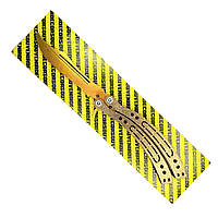 Дерев'яний дитячий ніж КЕРАМБІТ GOLD з гри CS:GO, іграшкова зброя