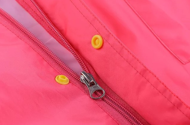 Тор! Накидка от дождя Naturehike Raincoat for girl XL NH16D001-W Pink D_809 - фото 4 - id-p2034392319