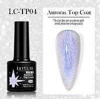 Auroras Top Coat 7ml Верхнее покрытие с эффектом втирки