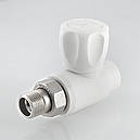 Кран радіаторний прямий Valtec PPR DN 25х3/4" білий кульовий (Італія) VTp.717.0.02505, фото 3