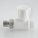 Кран радіаторний прямий Valtec PPR DN 25х3/4" білий кульовий (Італія) VTp.717.0.02505, фото 4