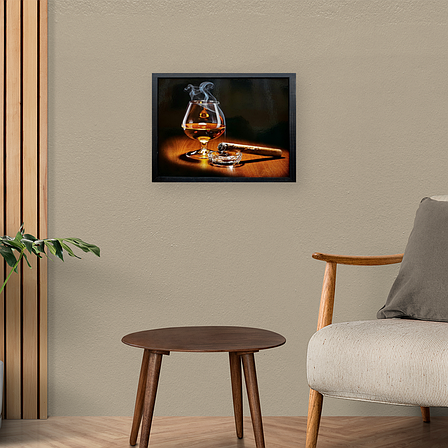 Фотокартина у дерев'яній рамі Whisky 1 30х40 см POS-3040-011, фото 3