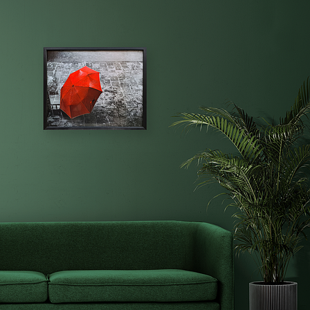 Фотокартина в дерев'яній рамі Umbrella 1 40х50 см POS-4050-215, фото 3