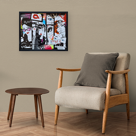 Фотокартина в дерев'яній рамі Fashion 1 40х50 см POS-4050-193, фото 3