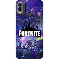 Силіконовий чохол Case для Nokia C22 з картинкою Герої Fortnite