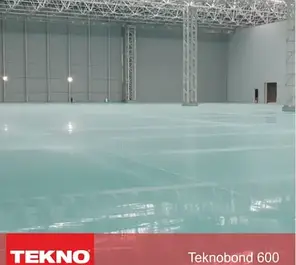 Эпоксидная краска для бетонного пола Teknobond 600 /Текнобонд 600 серая (RAL 7031) уп.5 кг, фото 2