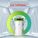 Батарейки CR2 акумуляторні з роз'ємом USB Type-C від Smartoools на 3.7V/300mAh — 4 ШТ., фото 6