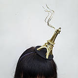 Новорічний  капелюшок  з ейфелевою вежею. Новорічний обруч для дорослих на новорічну вечірку чи корпоратив, фото 4