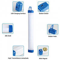 Led аккумуляторная лампа USB Emergency Tube BK-300, SP1, фонарь кемпинговый, Хорошее качество, светодиодная