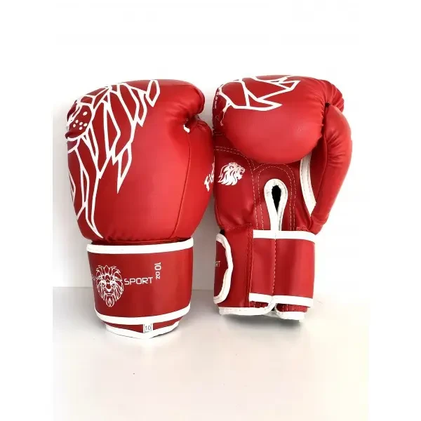 Боксерські рукавички LEV SPORT ТОП 10 oz стрейч червоні, фото 1