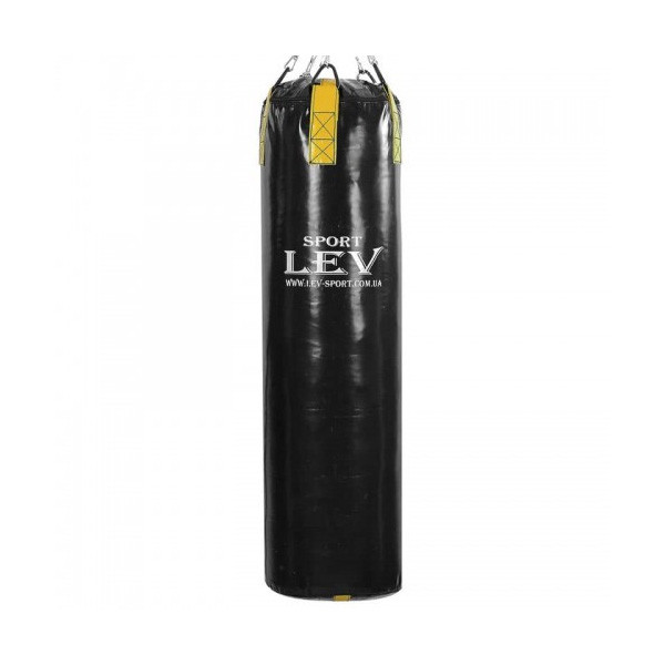 Груша боксерська LEV SPORT 170 см без наповнення чорна