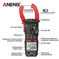 Токові клещі ANENG ST180 мультиметр, 4000отс, 600v,400A