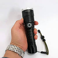 Фонарь аккумуляторный X-Balog BL-A72-P50, ручной фонарик, водонепроницаемый фонарь, FT-665 мощный (WS)