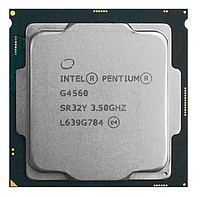 Процессор s1151 Intel Pentium G4560 3.5GHz 2/4 3MB DDR3L 1333-1600 DDR4 2133-2400 HD Graphics 610 54W бу