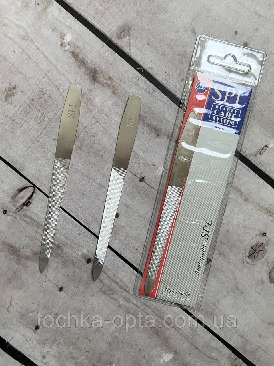 Пилка для нігтів із металевою насічкою SPL 9806 13 см, фото 1