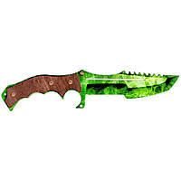Дерев'яний дитячий ніж МИСЛИВЦЯ EMERALD GREEN з гри CS:GO, іграшкова зброя