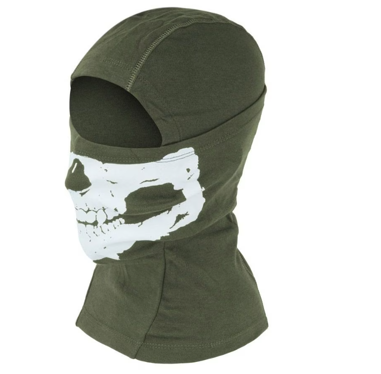 Балаклава 101 Inc. Balaclava Skull - олива