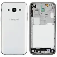 Задняя панель корпуса (крышка аккумулятора) для Samsung Galaxy J5 (2015) J500H / DS Белый