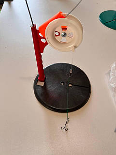 Оригінальна Жерлиця для зимової риболовлі оснащена 1шт Жерлиця проф монтаж зимова оснащена з гальмом