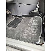 Автокилимки ворсові в салон HYUNDAI Matrix 2007- комплект текстильних килимків для автомобіля