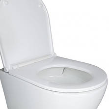 Готове рішення Qtap для ванної кімнати: підвісний унітаз Robin Ultra Quiet 490x365x325 + комплект інсталяції Nest 4 в 1 (лінійна, фото 3