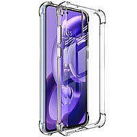 Протиударний силіконовий чохол бампер із посиленими кутами для Motorola Edge 30 Neo прозорий