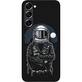 Чохол силіконовий Case для Samsung Galaxy S21 FE з картинкою Космонавт і місяць