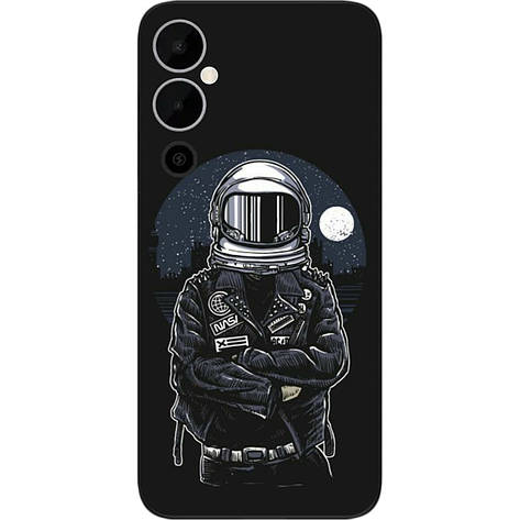 Чохол силіконовий Case для Tecno Pova Neo 2 (LG6n) з картинкою Космонавт і місяць, фото 1