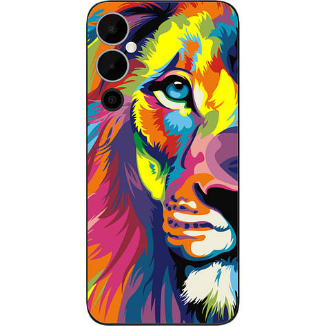 Бампер силіконовий Case для Tecno Pova Neo 2 (LG6n) з малюнком Яскравий лев, фото 1