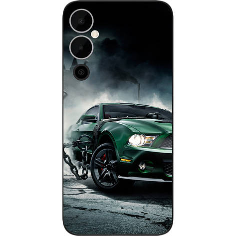 Бампер силіконовий Case для Tecno Pova Neo 2 (LG6n) з малюнком Мустанг, фото 1