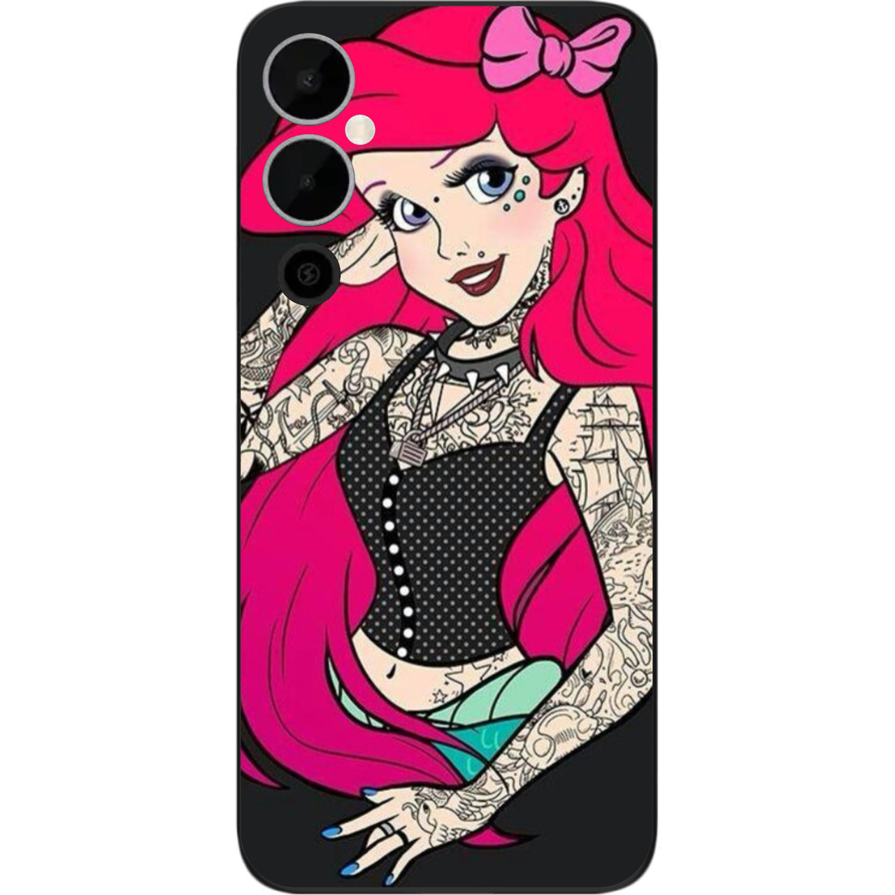 Силіконовий чохол Case для Tecno Pova Neo 2 (LG6n) з картинкою Русалочка