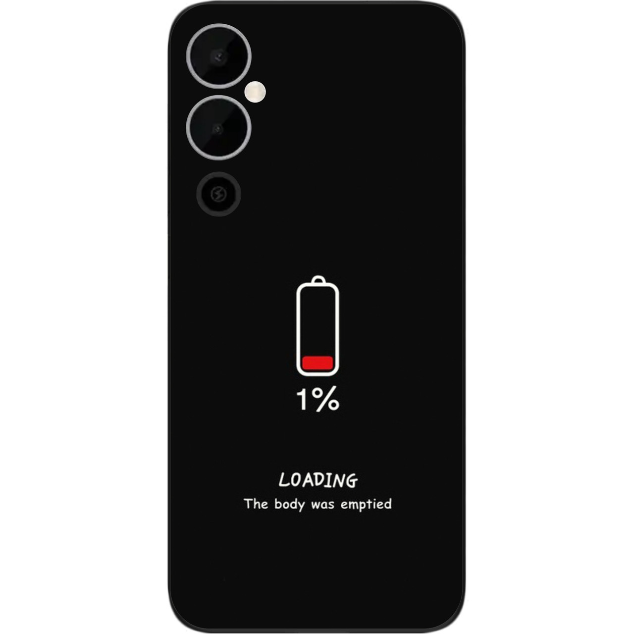 Оригінальний чохол Case для Tecno Pova Neo 2 (LG6n) з картинкою Зарядка