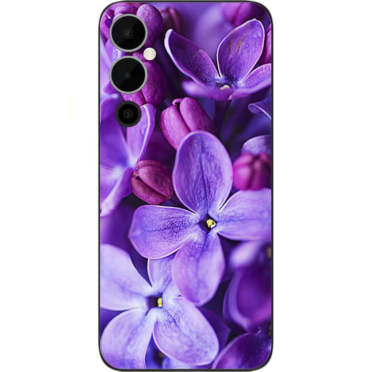 Силіконовий чохол Case для Tecno Pova Neo 2 (LG6n) з картинкою Бузок