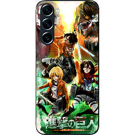 Силіконовий чохол Case для Samsung Galaxy S21 FE з картинкою Атака титанів