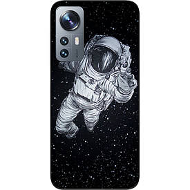 Чохол силіконовий Case для Xiaomi 12/12X з картинкою Космонавт
