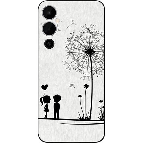 Силіконовий чохол Case для Tecno Pova Neo 2 (LG6n) з картинкою Діти та кульбаба, фото 1